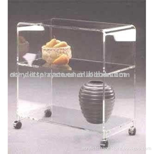 Acrylic TV Cart